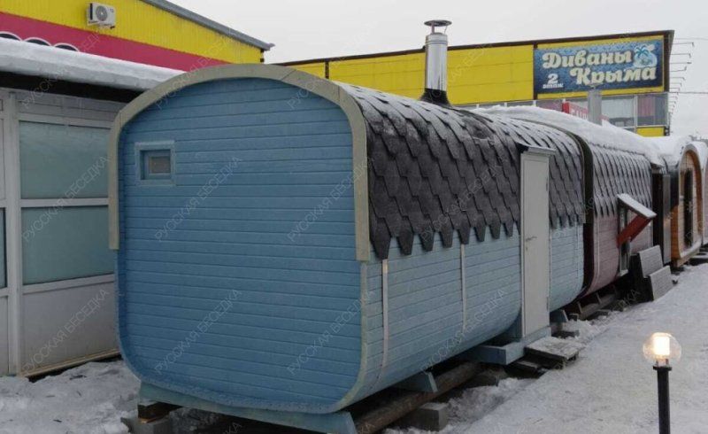 Баня Квадробочка 400 с боковым входом