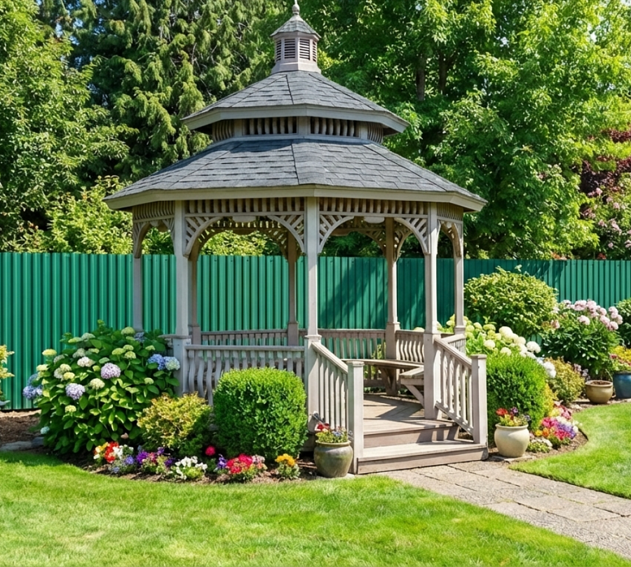 Восьмигранная беседка Изумительная