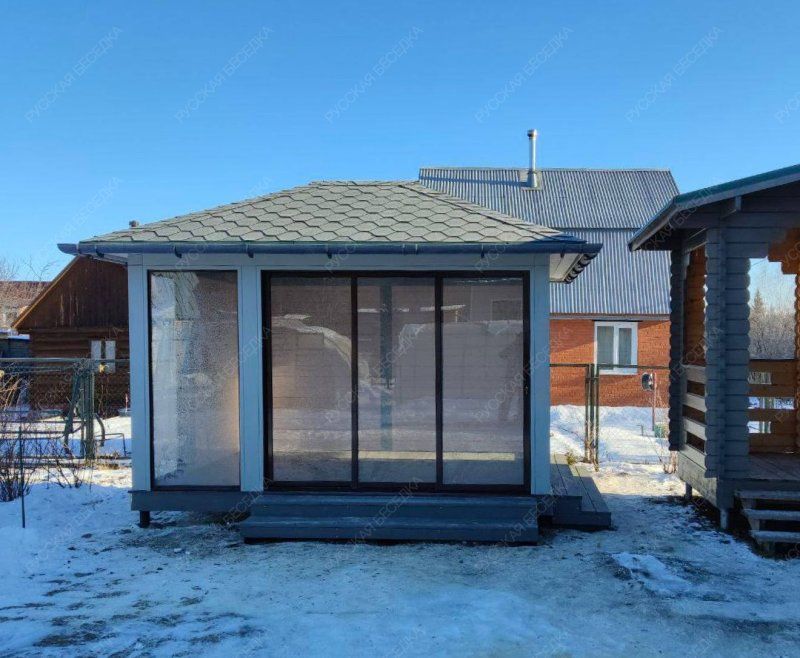 Застекленная беседка АННЭТ