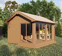 Закрытая беседка Артель 4х5