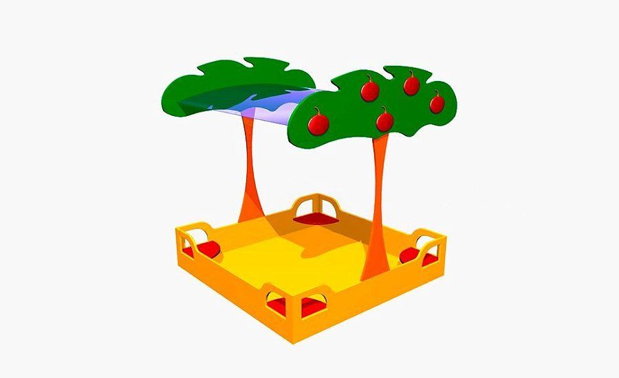 Детская песочница Яблоня