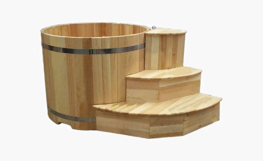 Купель круглая из кедра д200 2х2х1