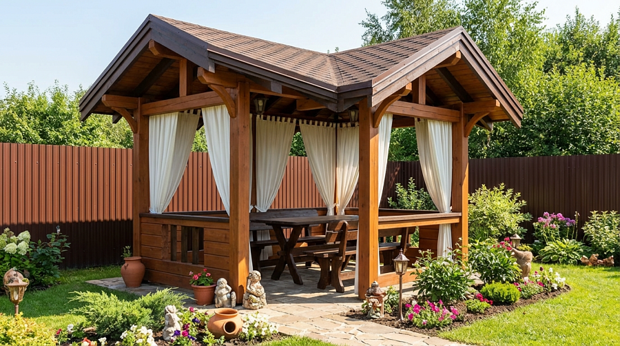 Квадратная беседка Виргиния