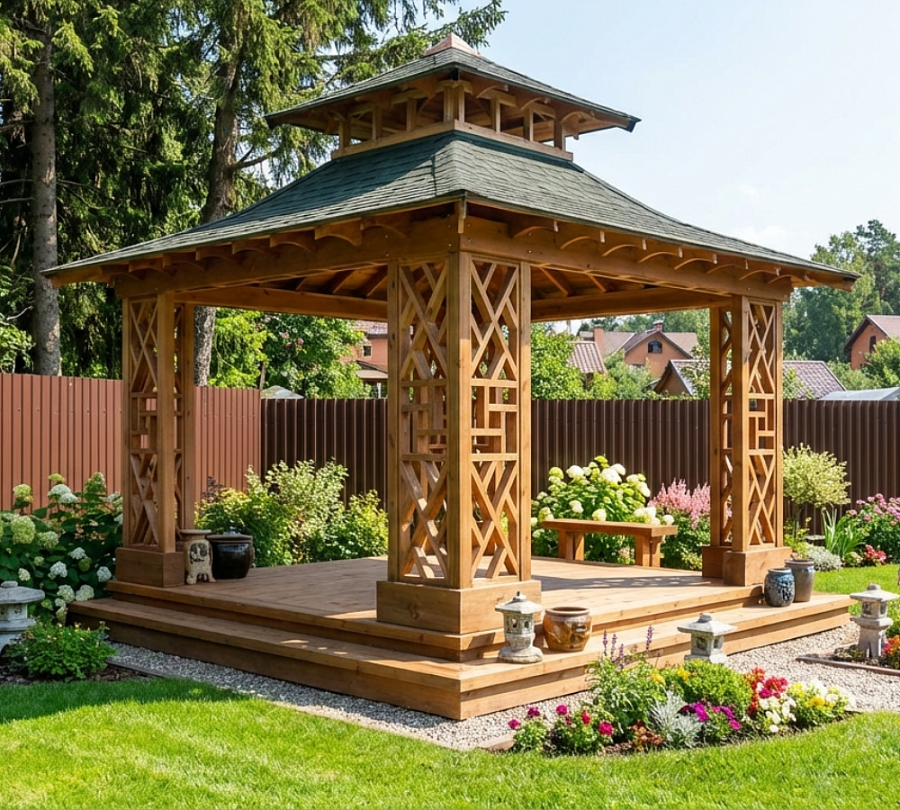 Оригинальная беседка ДРАГОН