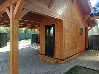 Навес для машин с хозблоком ШЕЛТЕР