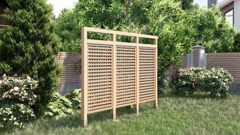 Деревянная шпалера Ащерино