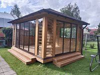 Закрытая беседка Гринхаус 4х5 Плюс