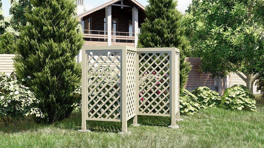 Деревянная шпалера Желябино