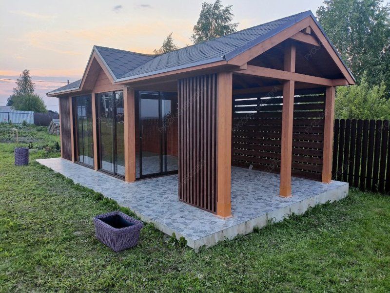 Закрытая беседка ШАЛЕ 2 Лайт