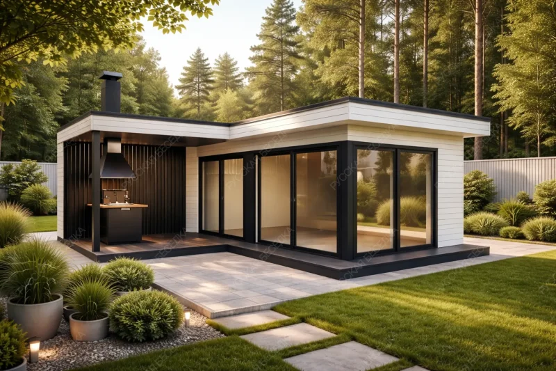 Угловая беседка Камчатка